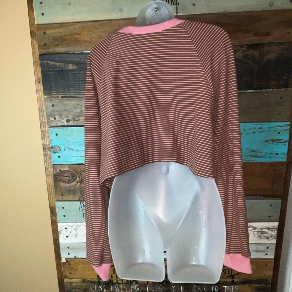 NWT HYFVE Crop Sweater Balloon Sleeve Lg - Picture 10 of 16